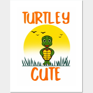 TURTLEY Cute Turtle Posters and Art